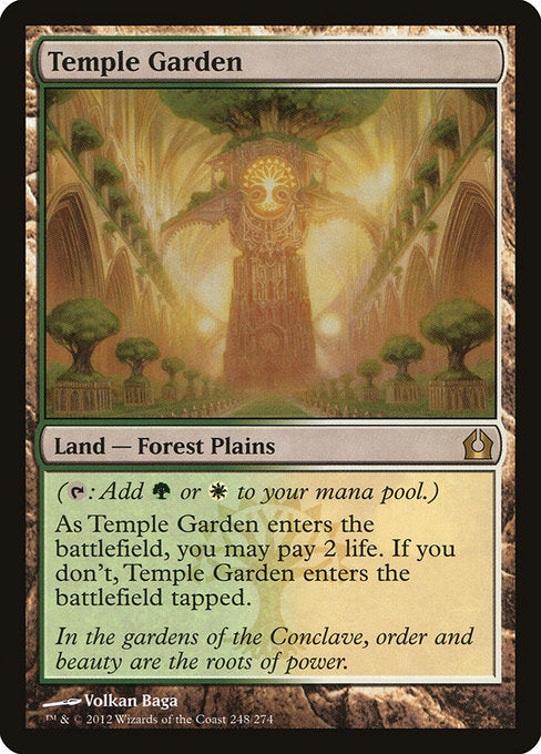 Temple Garden 248 Return To Ravnica (RTR) [Foil] LP
