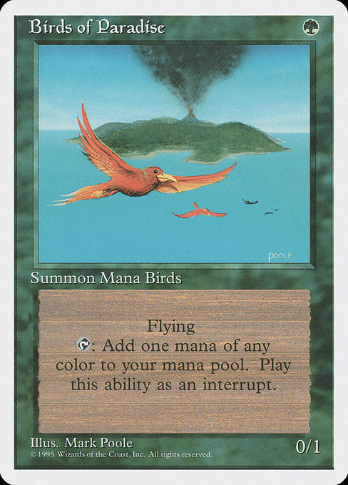 Birds of Paradise 234 4th Edition (4ED) [Nonfoil] NM