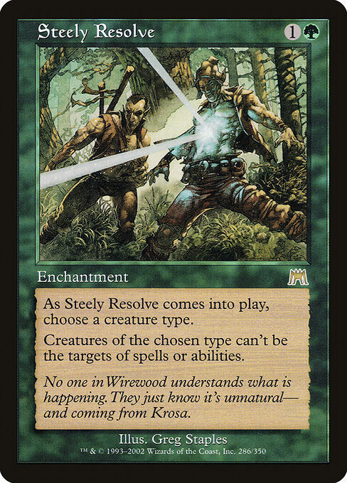 Steely Resolve 286 Onslaught (ONS) [Nonfoil] LP