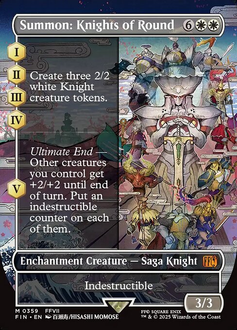 Summon: Knights of Round 359 Final Fantasy (FIN) [Nonfoil] NM