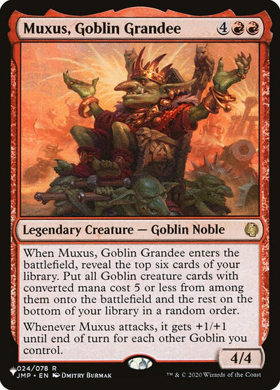 Muxus, Goblin Grandee 24 The List (PLST) [Nonfoil] NM