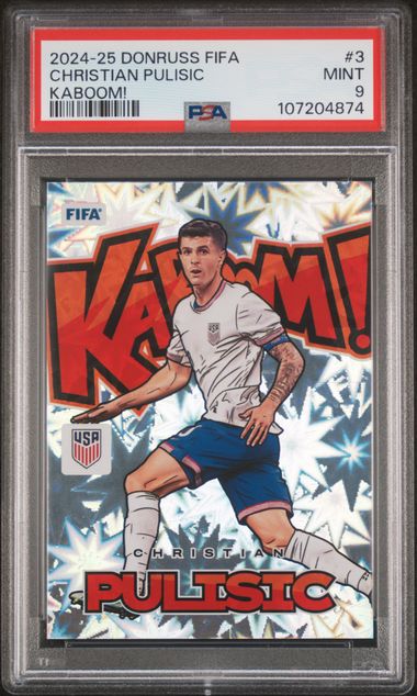 Christian Pulisic KABOOM USA PSA 9 2024-25 Donruss FIFA
