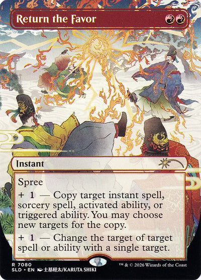 Return the Favor 7080 Secret Lair Drop (SLD) [Foil] NM