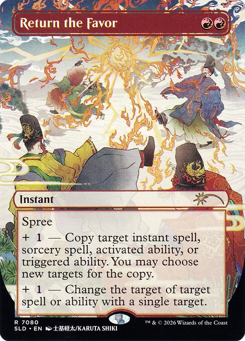 Return the Favor 7080 Secret Lair Drop (SLD) [Foil] NM