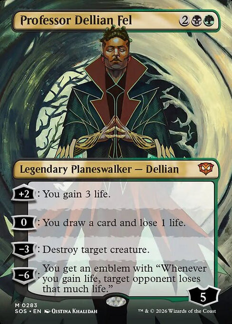 Professor Dellian Fel 283 Secrets Of Strixhaven (SOS) [Foil] NM