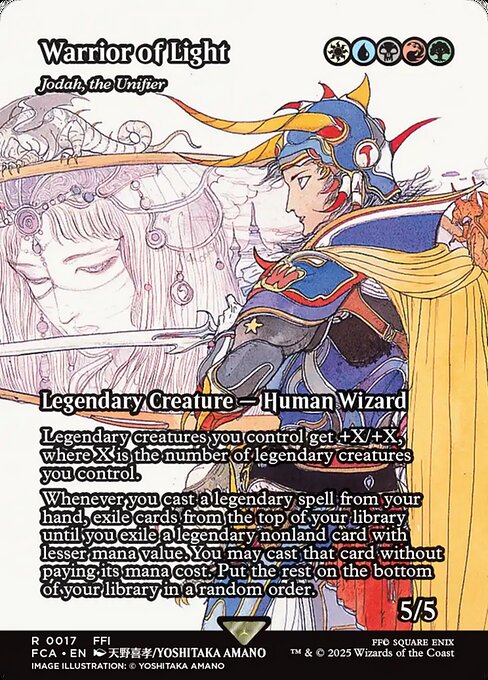 Warrior of Light (Jodah, the Unifier) 17 Final Fantasy: Through The Ages (FCA) [Foil] NM