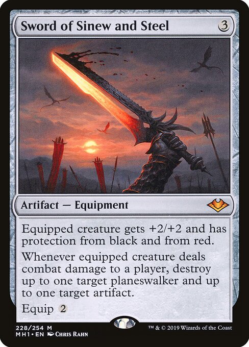 Sword of Sinew and Steel 228 Modern Horizons (MH1) [Nonfoil] NM
