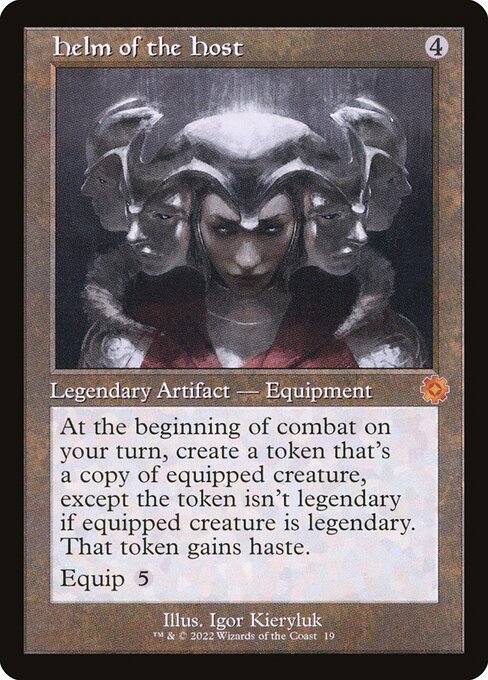 Helm of the Host 19 The Brothers' War Retro Artifacts (BRR) [Foil] NM