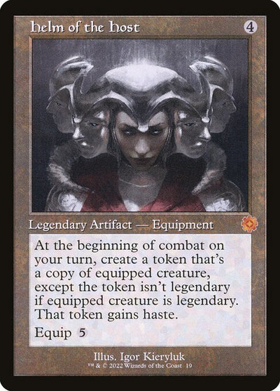 Helm of the Host 19 The Brothers' War Retro Artifacts (BRR) [Foil] NM