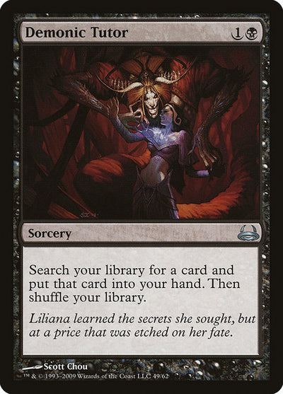 Demonic Tutor 49 Duel Decks: Divine Vs. Demonic (DDC) [Nonfoil] NM
