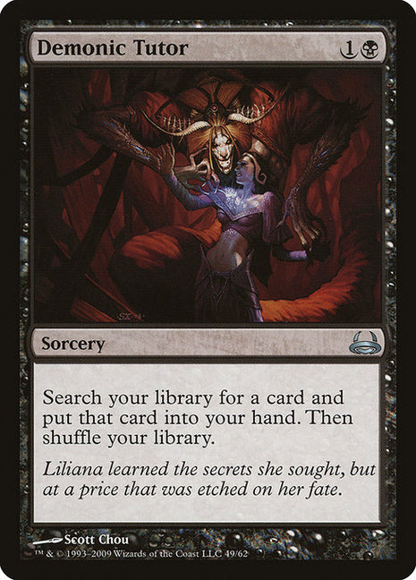 Demonic Tutor 49 Duel Decks: Divine Vs. Demonic (DDC) [Nonfoil] NM