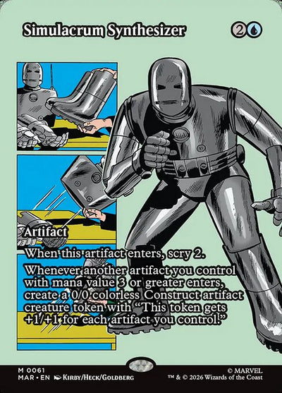Simulacrum Synthesizer 61 Marvel Universe (MAR) [Nonfoil] NM