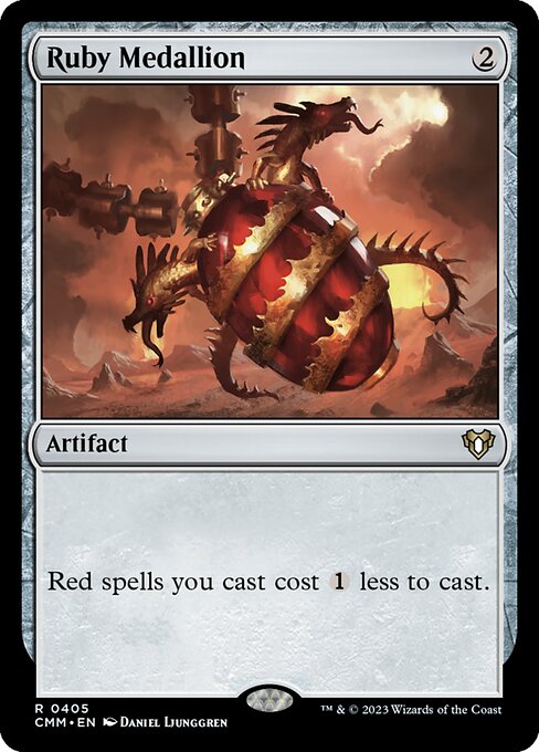 Ruby Medallion 405 Commander Masters (CMM) [Nonfoil] NM