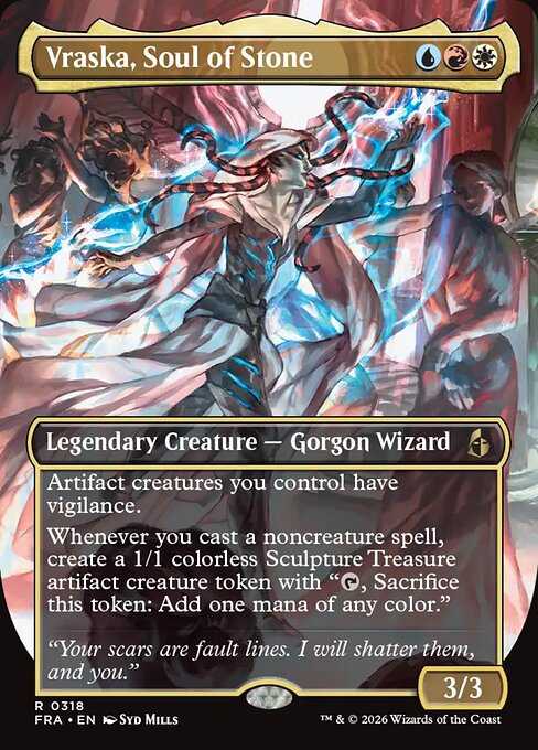 Vraska, Soul of Stone 318 Reality Fracture (FRA) [Nonfoil] NM