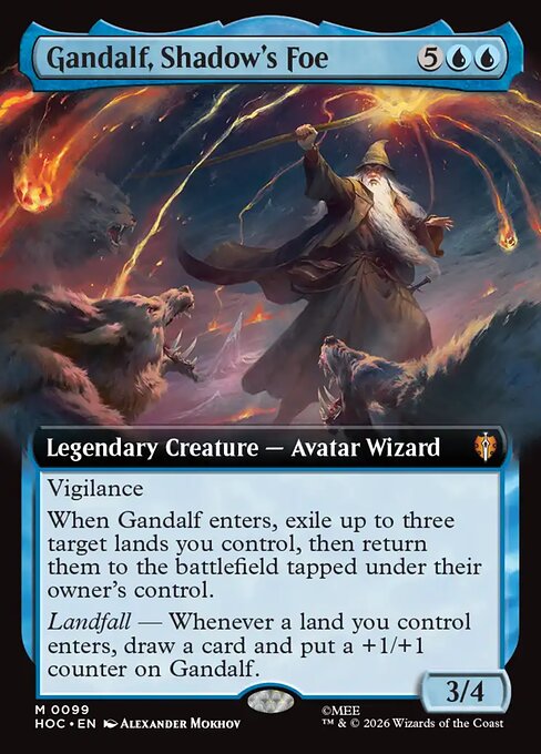 Gandalf, Shadow's Foe 99 The Hobbit Eternal (HOC) [Foil] NM