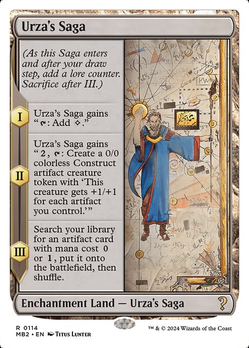 Urza's Saga 114 Mystery Booster 2 (MB2) [Nonfoil] NM
