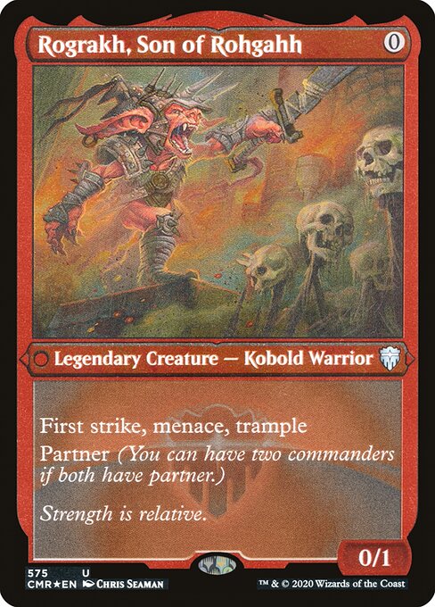 Rograkh, Son of Rohgahh 575 Commander Legends (CMR) [Foil] NM