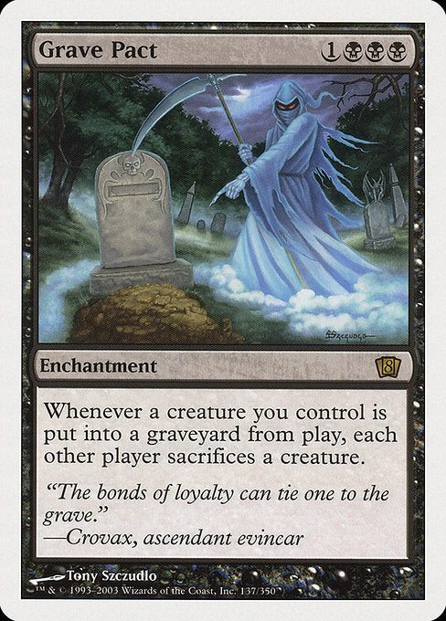 Grave Pact 137 8th Edition (8ED) [Nonfoil] MP