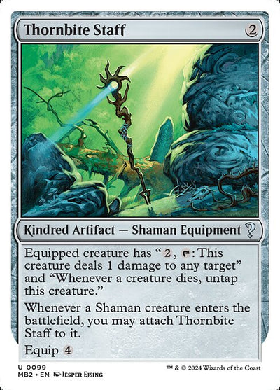 Thornbite Staff 99 Mystery Booster 2 (MB2) [Nonfoil] NM