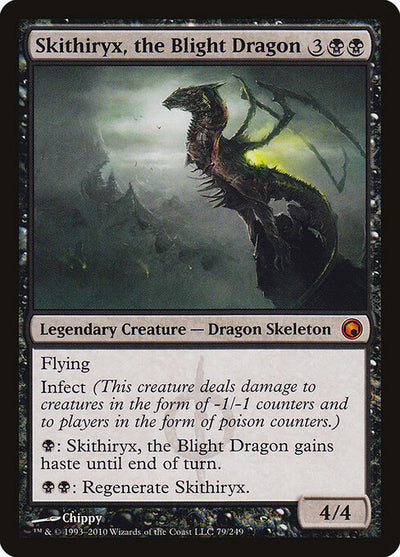 Skithiryx, the Blight Dragon 79 Scars Of Mirrodin (SOM) [Nonfoil] NM