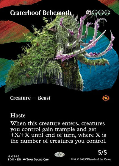 Craterhoof Behemoth 346 Tarkir: Dragonstorm (TDM) [Nonfoil] NM