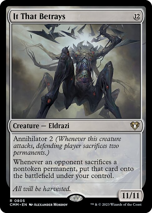 It That Betrays 805 Commander Masters (CMM) [Nonfoil] NM