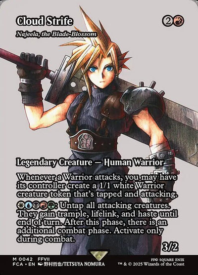 Cloud Strife (Najeela, the Blade-Blossom) 42 Final Fantasy: Through The Ages (FCA) [Foil] NM