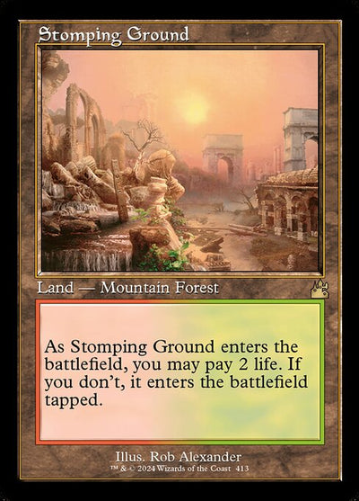 Stomping Ground 413 Ravnica Remastered (RVR) [Foil] NM