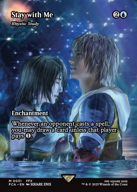 Rhystic Study (Stay with Me) 31 Final Fantasy: Through The Ages (FCA) [Nonfoil] NM