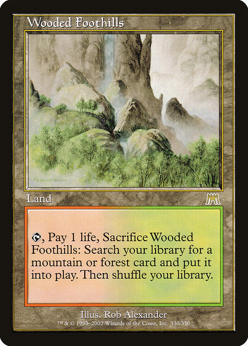 Wooded Foothills 330 Onslaught (ONS) [Nonfoil] LP