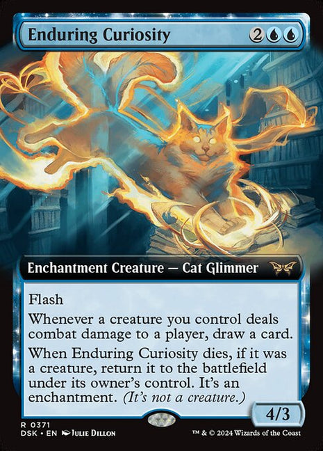 Enduring Curiosity 371 Duskmourn: House Of Horror (DSK) [Foil] NM