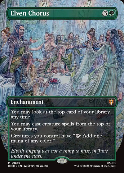 Elven Chorus 26 The Hobbit Eternal (HOC) [Foil] NM