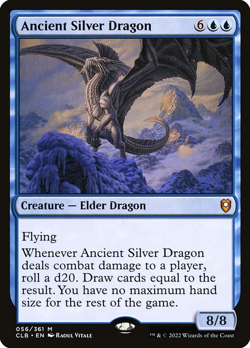 Ancient Silver Dragon 56 Commander Legends: Battle For Baldur's Gate (CLB) [Nonfoil] NM
