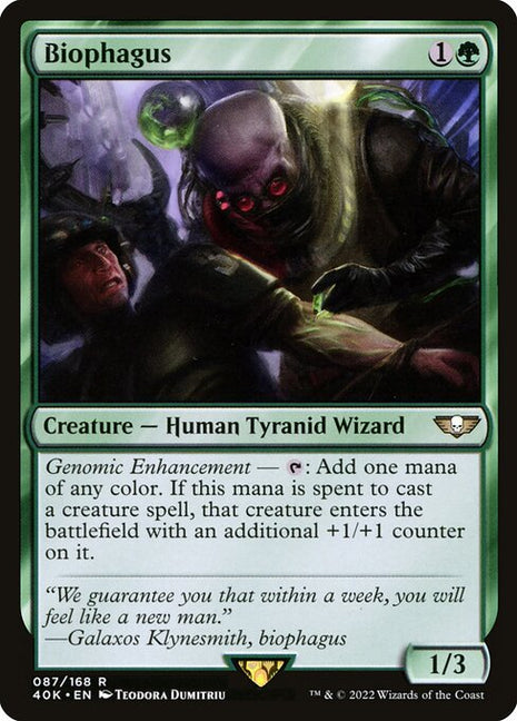 Biophagus 87 Warhammer 40,000 Commander (40K) [Nonfoil] NM