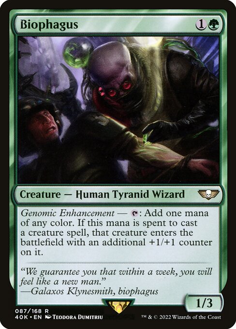 Biophagus 87 Warhammer 40,000 Commander (40K) [Nonfoil] NM