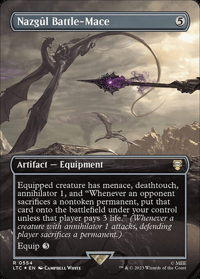 Nazgûl Battle-Mace 554 The Lord Of The Rings: Tales Of Middle-Earth Commander (LTC) [Surge Foil] NM