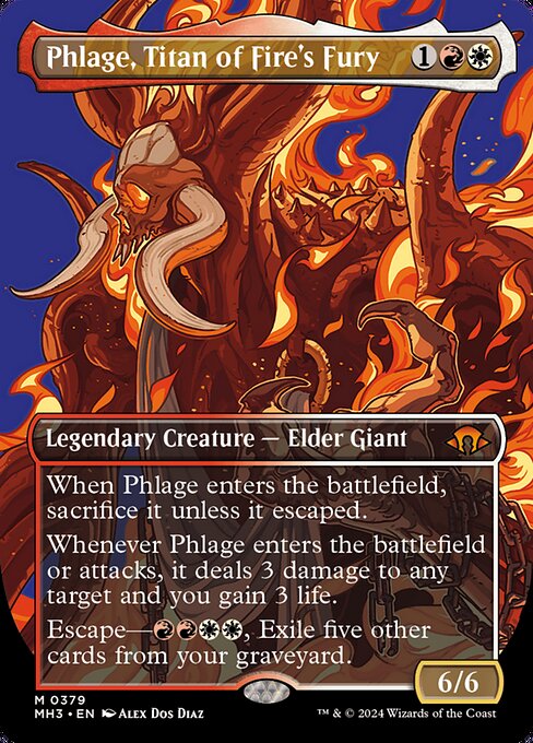 Phlage, Titan of Fire's Fury 379 Modern Horizons 3 (MH3) [Nonfoil] NM