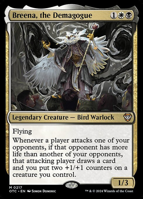 Breena, the Demagogue 217 Outlaws Of Thunder Junction Commander (OTC) [Nonfoil] NM