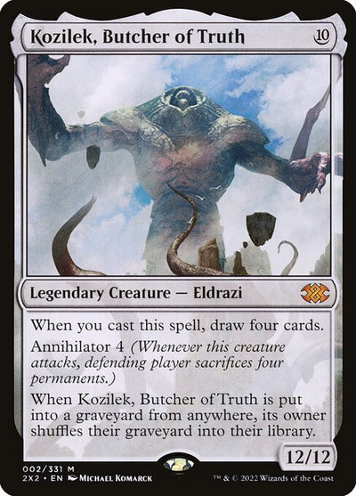 Kozilek, Butcher of Truth 2 Double Masters 2022 (2X2) [Nonfoil] NM