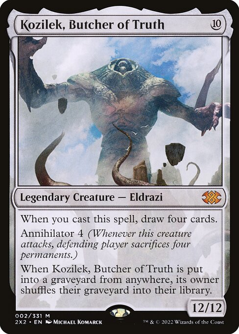 Kozilek, Butcher of Truth 2 Double Masters 2022 (2X2) [Nonfoil] NM