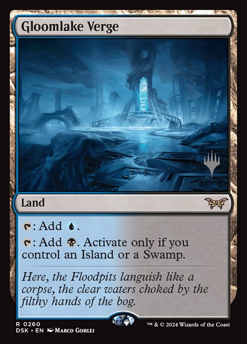 Gloomlake Verge 260 Duskmourn: House Of Horror Promos (PDSK) [Nonfoil] NM