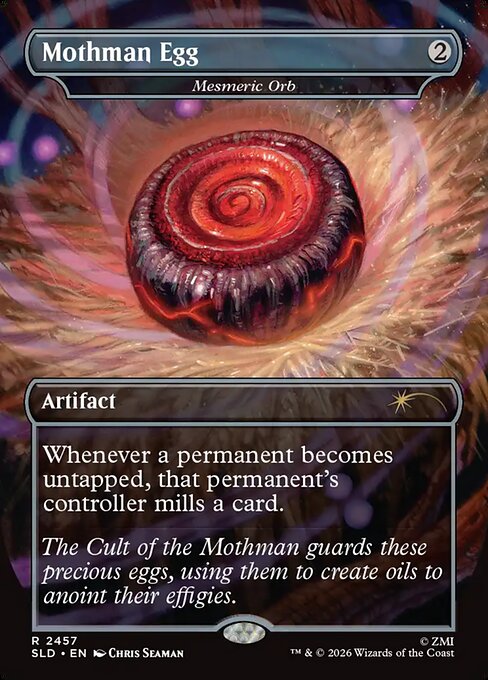 Mothman Egg (Mesmeric Orb) 2457 Secret Lair Drop (SLD) [Foil] NM
