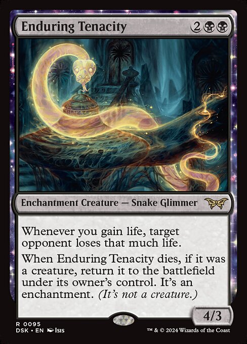 Enduring Tenacity 95 Duskmourn: House Of Horror (DSK) [Nonfoil] NM