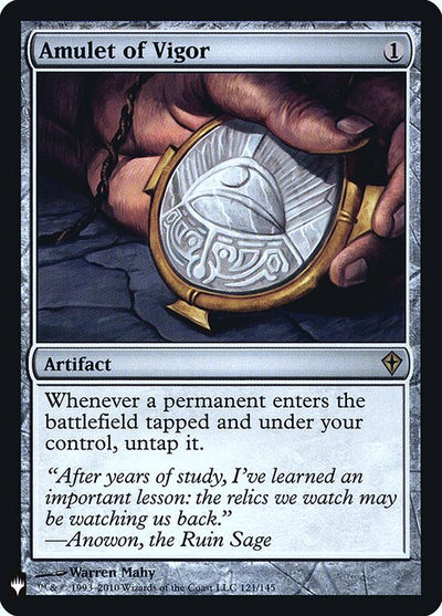 Amulet of Vigor 121 The List (PLST) [Foil] NM