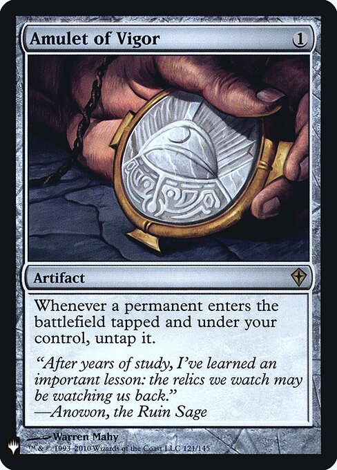 Amulet of Vigor 121 The List (PLST) [Foil] NM