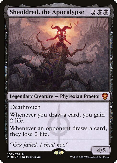 Sheoldred, the Apocalypse 107 Dominaria United (DMU) [Nonfoil] NM