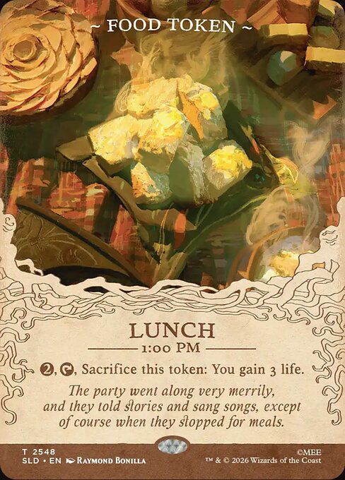 Lunch 1:00 PM (Food) 2548 Secret Lair Drop (SLD) [Foil] NM