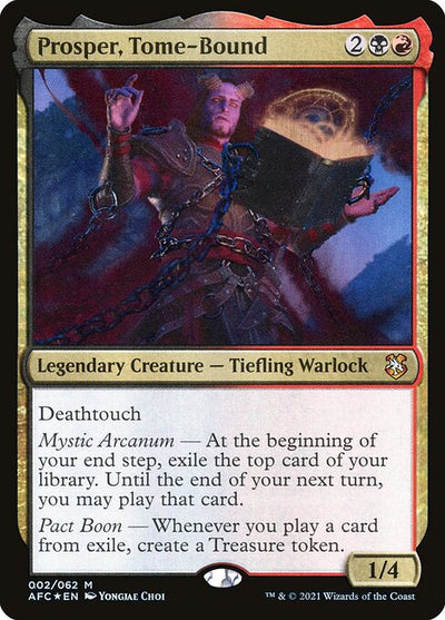 Prosper, Tome-Bound 2 Forgotten Realms Commander (AFC) [Foil] NM