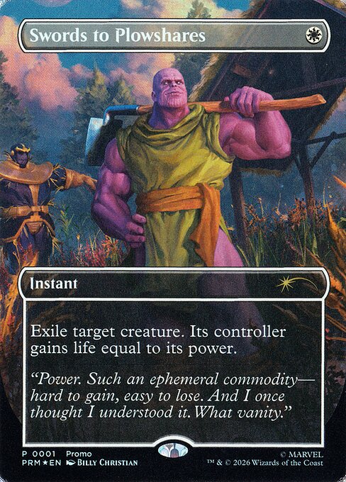 Swords to Plowshares 20264 Media And Collaboration Promos (PMEI) [Foil] NM