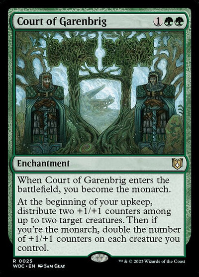 Court of Garenbrig 25 Wilds Of Eldraine Commander (WOC) [Nonfoil] NM